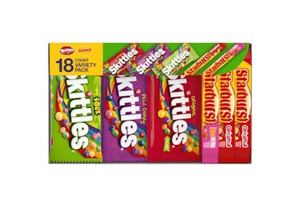 2 Skittles and Starburst Variety Boxes