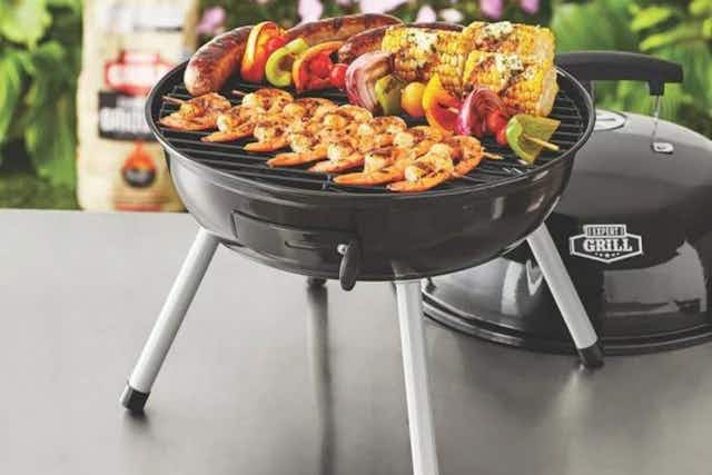 Get a Portable Charcoal Grill for Only $14.97 at Walmart card image