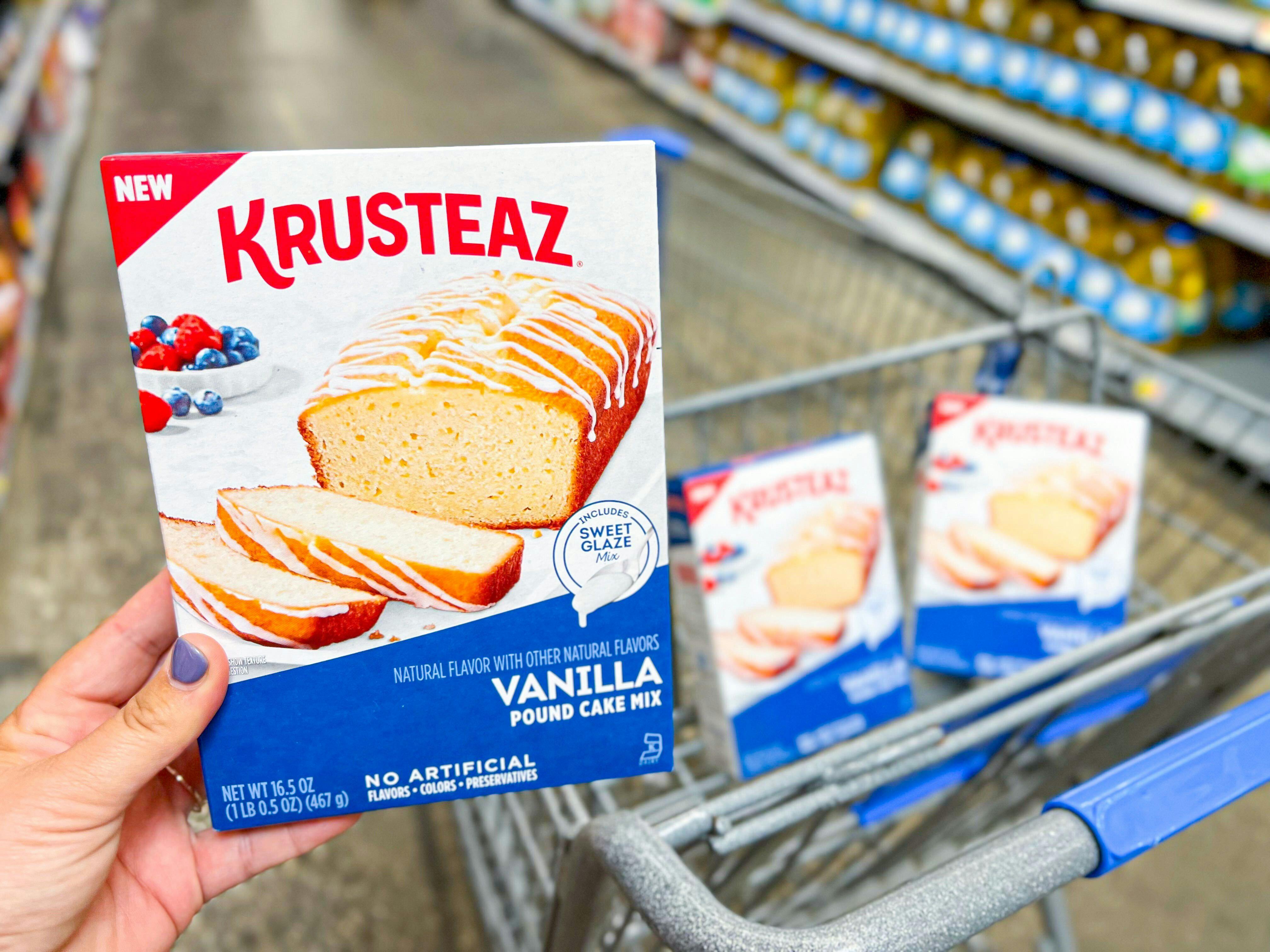 Krusteaz Vanilla Pound Cake Mix, 50 Off at Walmart With Ibotta The