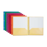Staples 2-Pocket Plastic Folder
