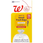 3 Walgreens Trash Bags Packs