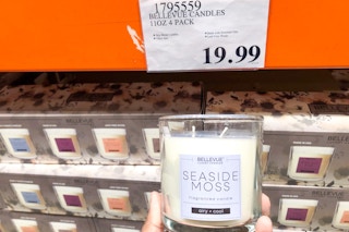 costco bellevue candle handheld near the sale tag