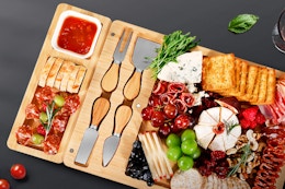 Bamboo Charcuterie Board Set