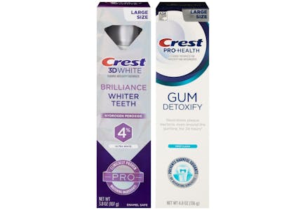 2 Crest Toothpastes