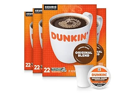 Dunkin' K-Cup Pods 4-Pack