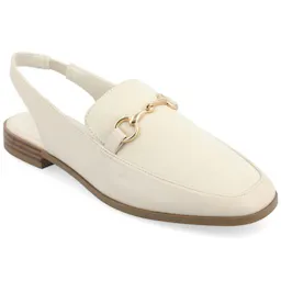 Women's Sling Back Square Toe Flats