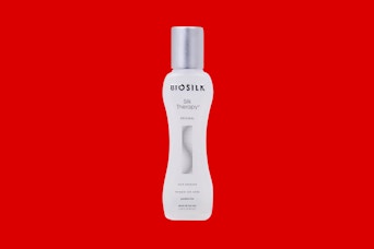 biosilk silk therapy on a red background