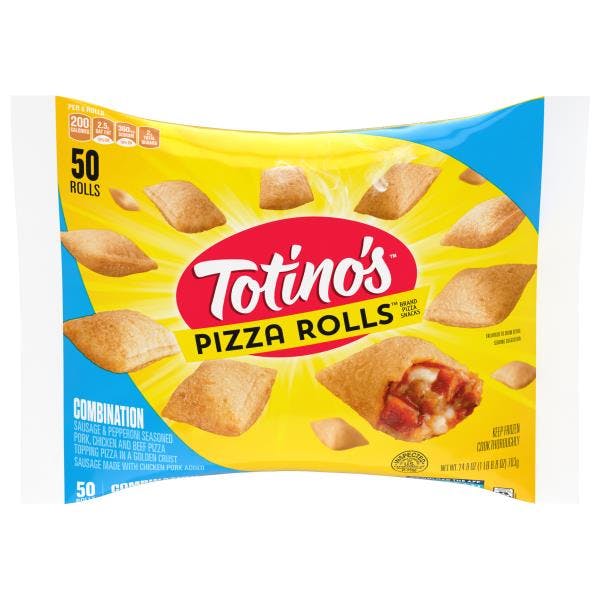 2 Totino's Pizza Rolls