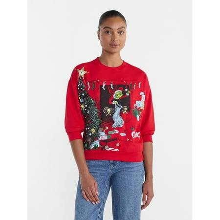 Women's Grinch Fleece Sweatshirt