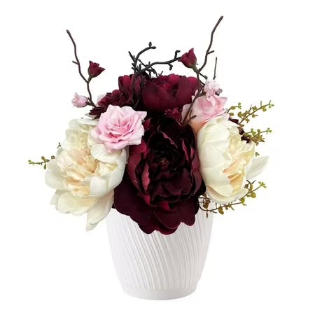 Artificial Rose Floral Arrangement