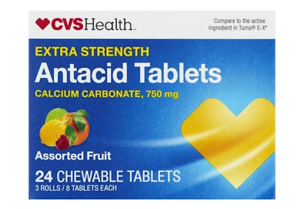 CVS Health Antacid Tablets 24-Count