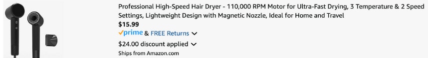 Hair dryer cart