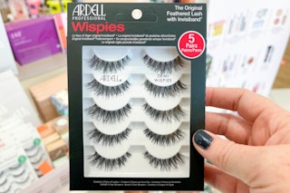 ardell lashes being held up in store