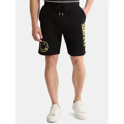 Men's Smiley Graphic Jogger Shorts
