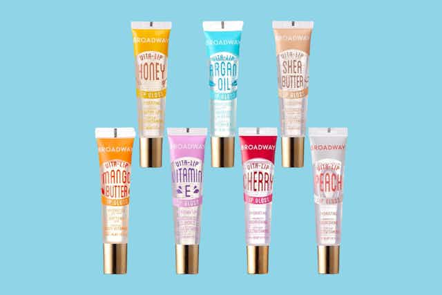 Clear Lip Gloss 7-Pack, as Low as $7.50 on Amazon card image