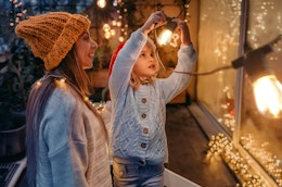 45-Foot LED Outdoor String Lights, Only $12.49 on Amazon card image