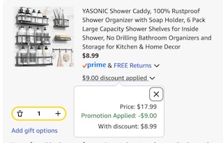 Shower Caddy Organizer Set Discount