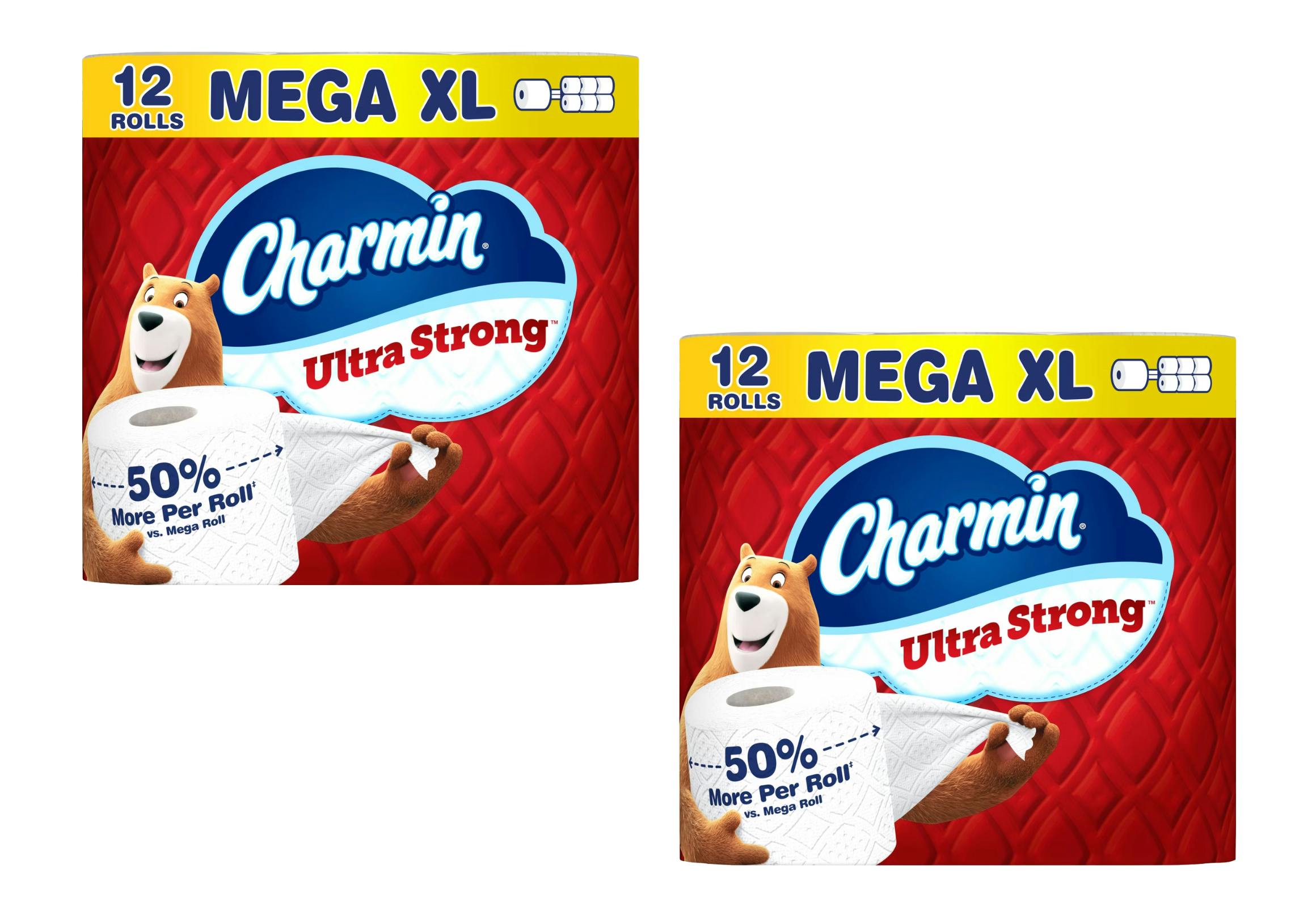2 Charmin Toilet Paper Packs
