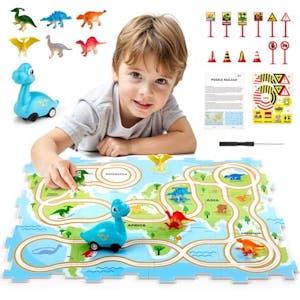 Puzzle Track Car Set