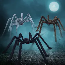 Giant Spider Halloween Decorations 3-Pack