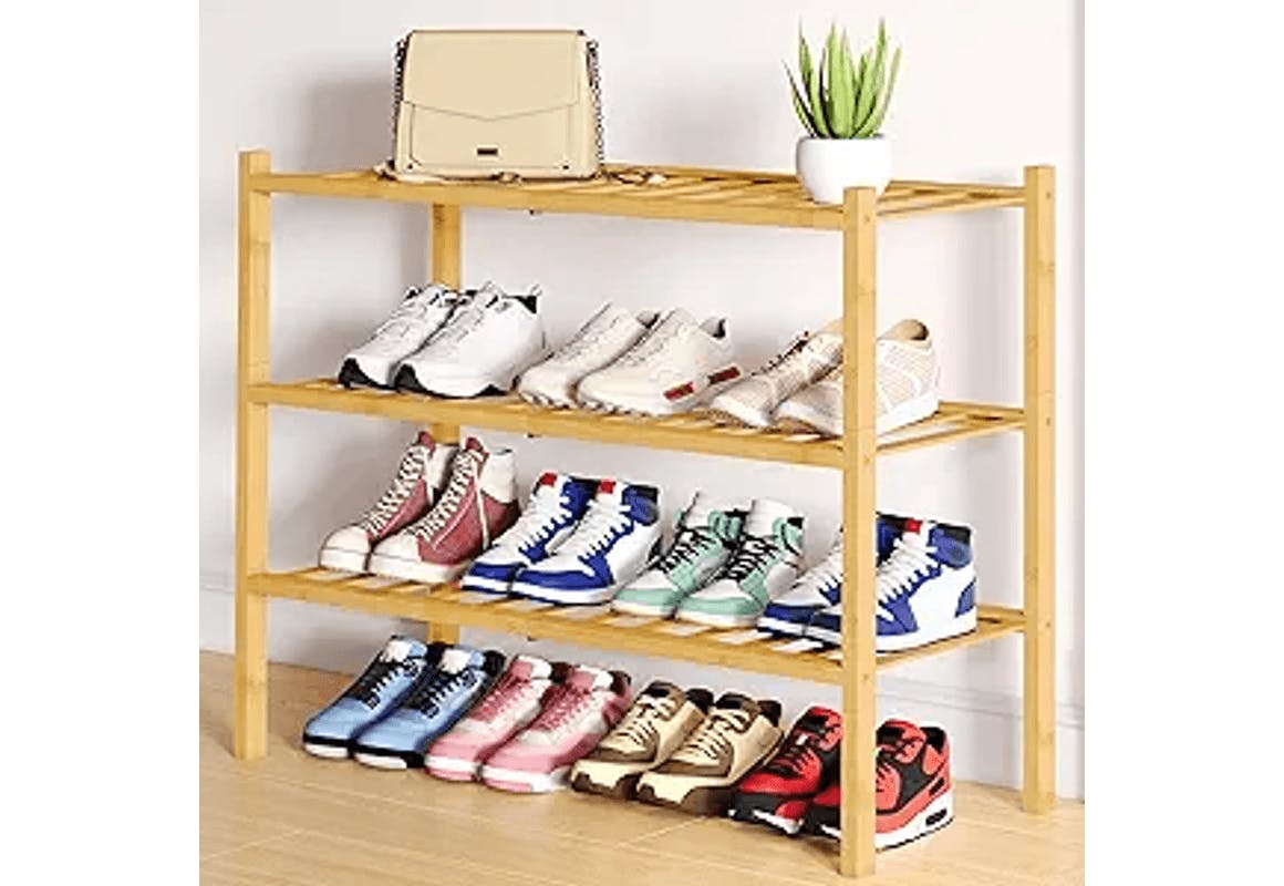Bamboo Shoe Rack