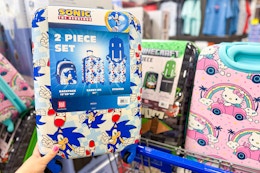 Kids’ 2-Piece Luggage Set, $45 at Sam’s Club: Sonic, Minecraft, and More card image