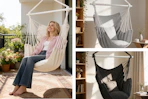 walmart hammock swing chair collage