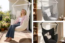 walmart hammock swing chair collage