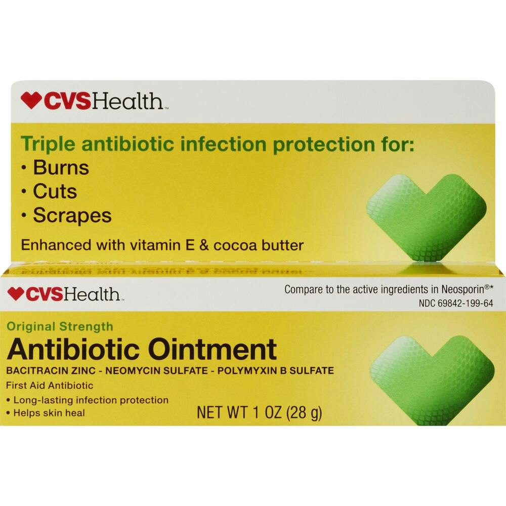2 CVS Health Antibiotic Ointments