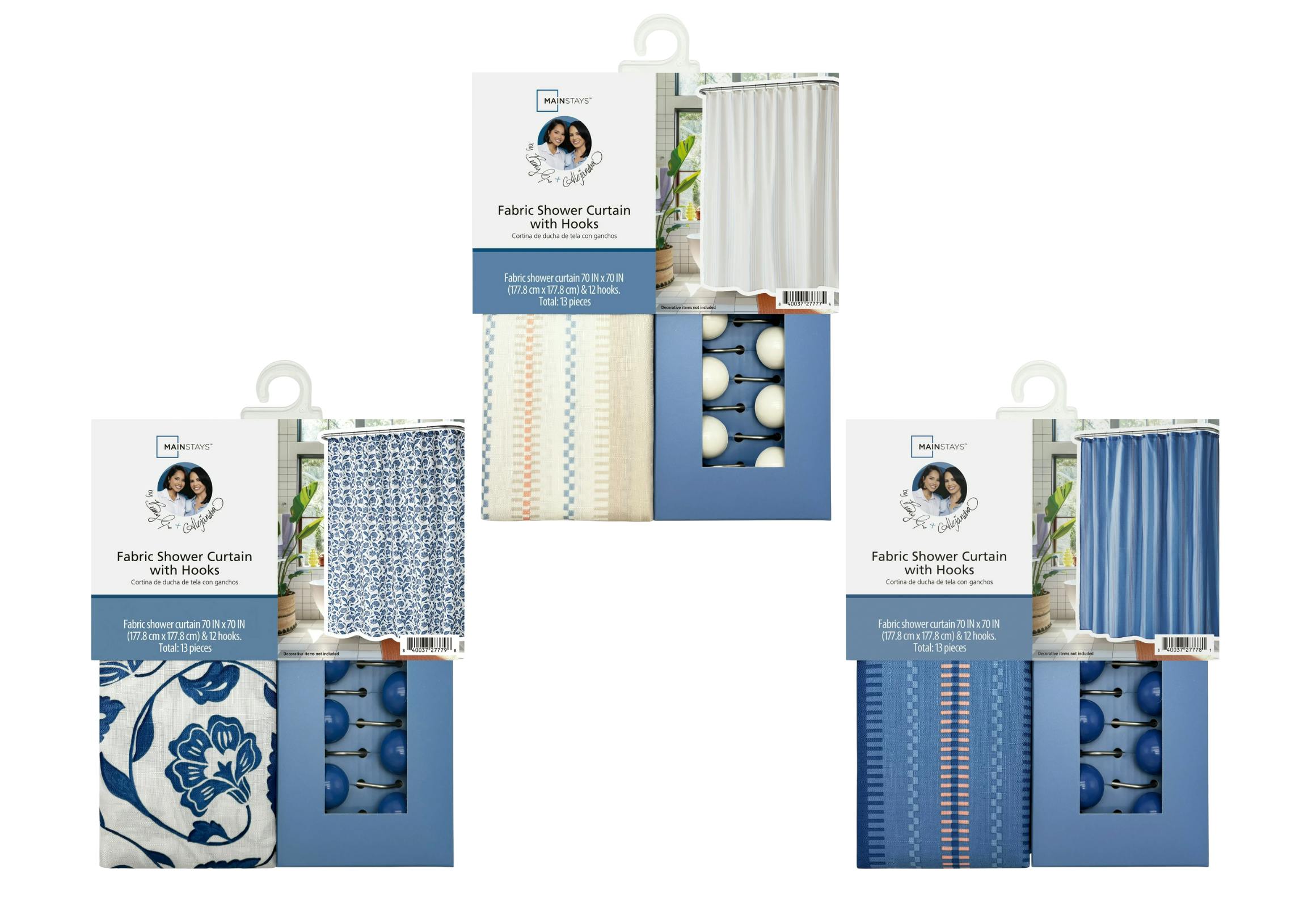 Mainstays Shower Curtain Set