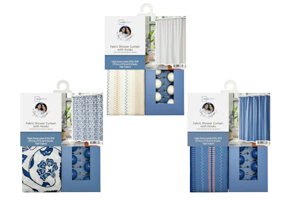 Mainstays Shower Curtain Set