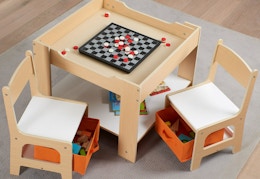 3-Piece Kids' Storage Table Set, Only $64 at Walmart (Reg. $80) card image