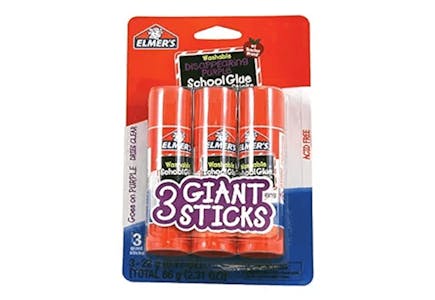 Elmer's Giant Purple Glue Sticks