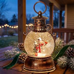 Christmas Snow Globe Lantern