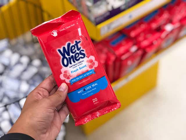Wet Ones Antibacterial  Hand Wipes 200-Count, as Low as $8.86 on Amazon card image