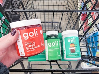 goli vitamins in a cart