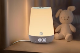 dreamegg glowing in child's bedroom