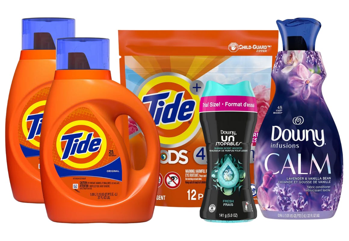 5 P&G Laundry Products