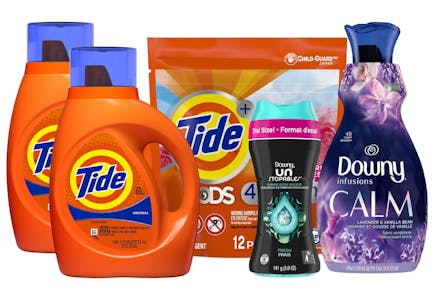 5 P&G Laundry Products
