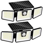 Solar Motion Sensor Lights 2-Pack