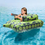 Automatic Electric Water Gun + Pool Float Set
