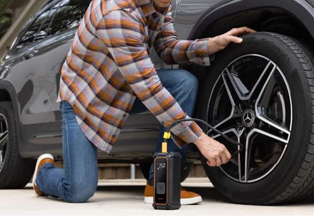 This Popular Portable Tire Inflator Is Now $28 at Walmart (Save $52) card image