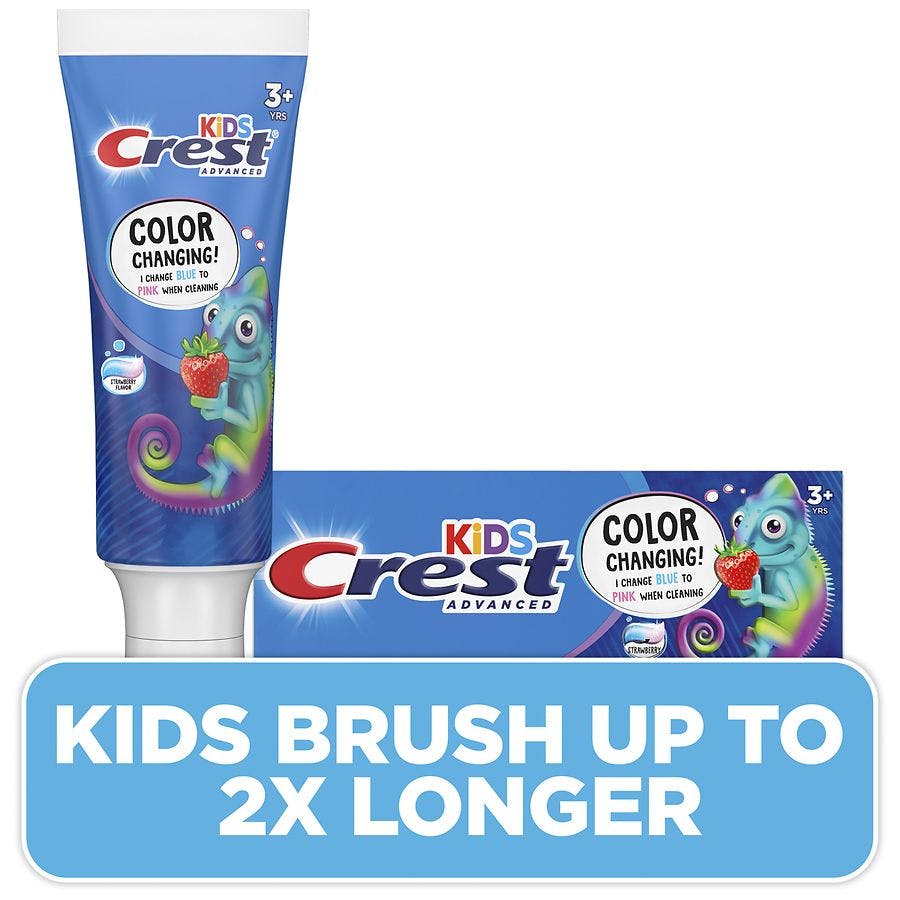 3 Crest Kids' Fluoride Toothpastes