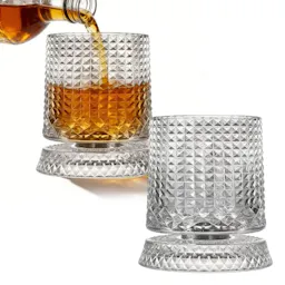 Spinning Whiskey Glasses