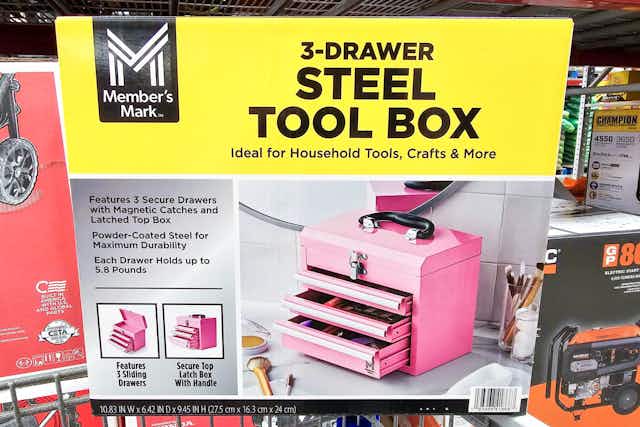 Sam's Club's Popular Pink Toolbox Is Back — Just $19.98 card image