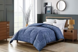 Lifestyle image of Swifthome Soft Down Alternative Comforter from Home Depot