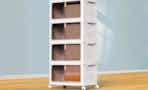 Stackable 4-Tier Storage Bins