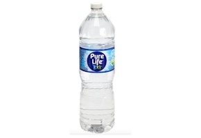 2 Pure Life Water Bottles