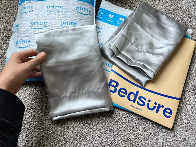 Bedsure Satin Pillowcase 2-Pack, as Low as $4.23 on Amazon card image