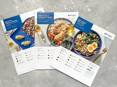 4 Blue Apron Meals (2 Servings Each)